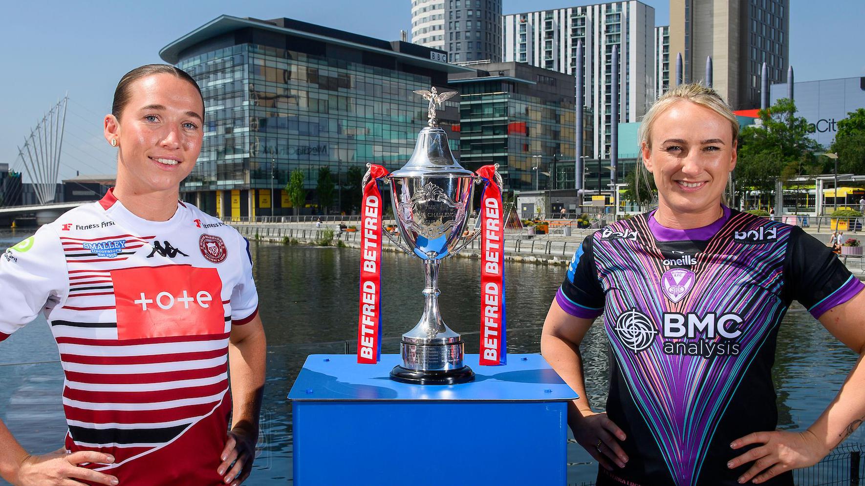 Wigan Warriors rout St Helens again in Women's Challenge Cup final