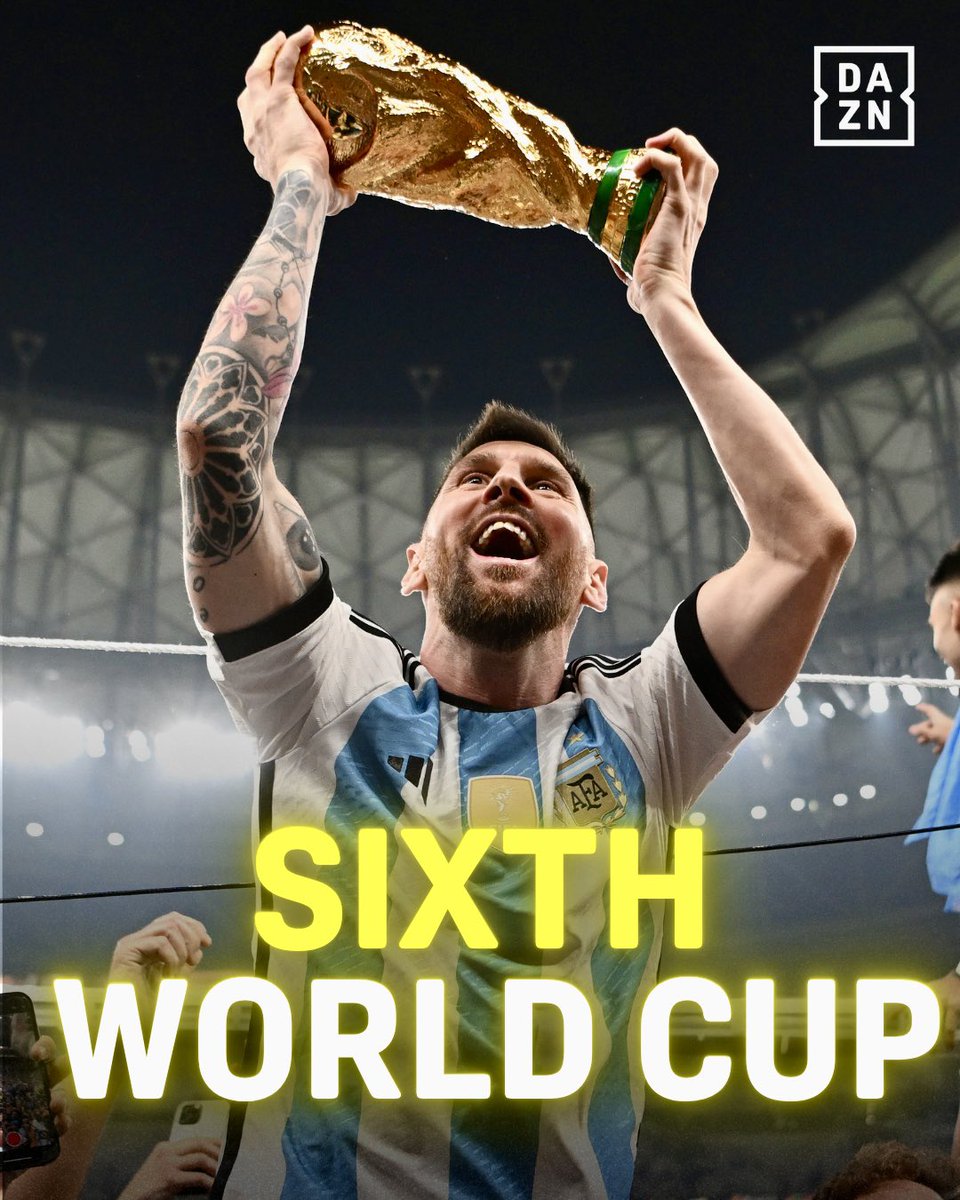 Messi named in Argentina squad for sixth World Cup
